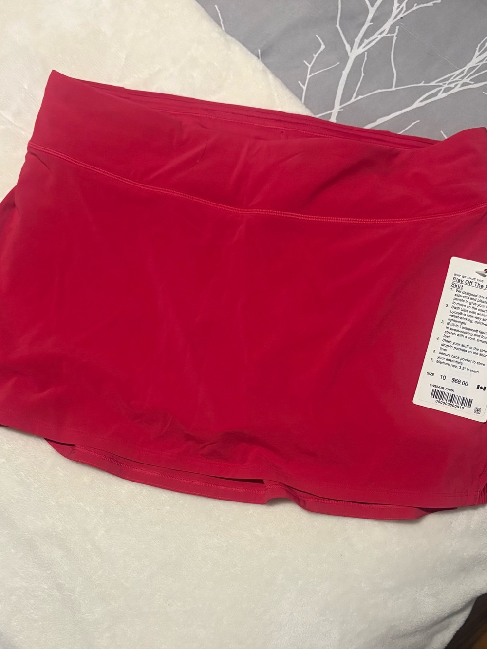 Lululemon play off the pleats skort
